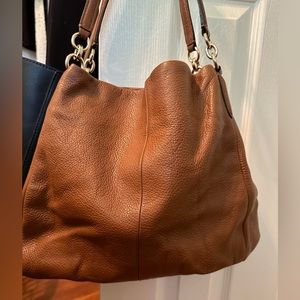 Tan Coach Leather Hobo